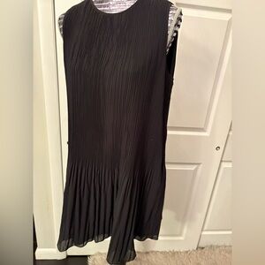 Abercrombie & Fitch Black Pleated Sheath Tunic